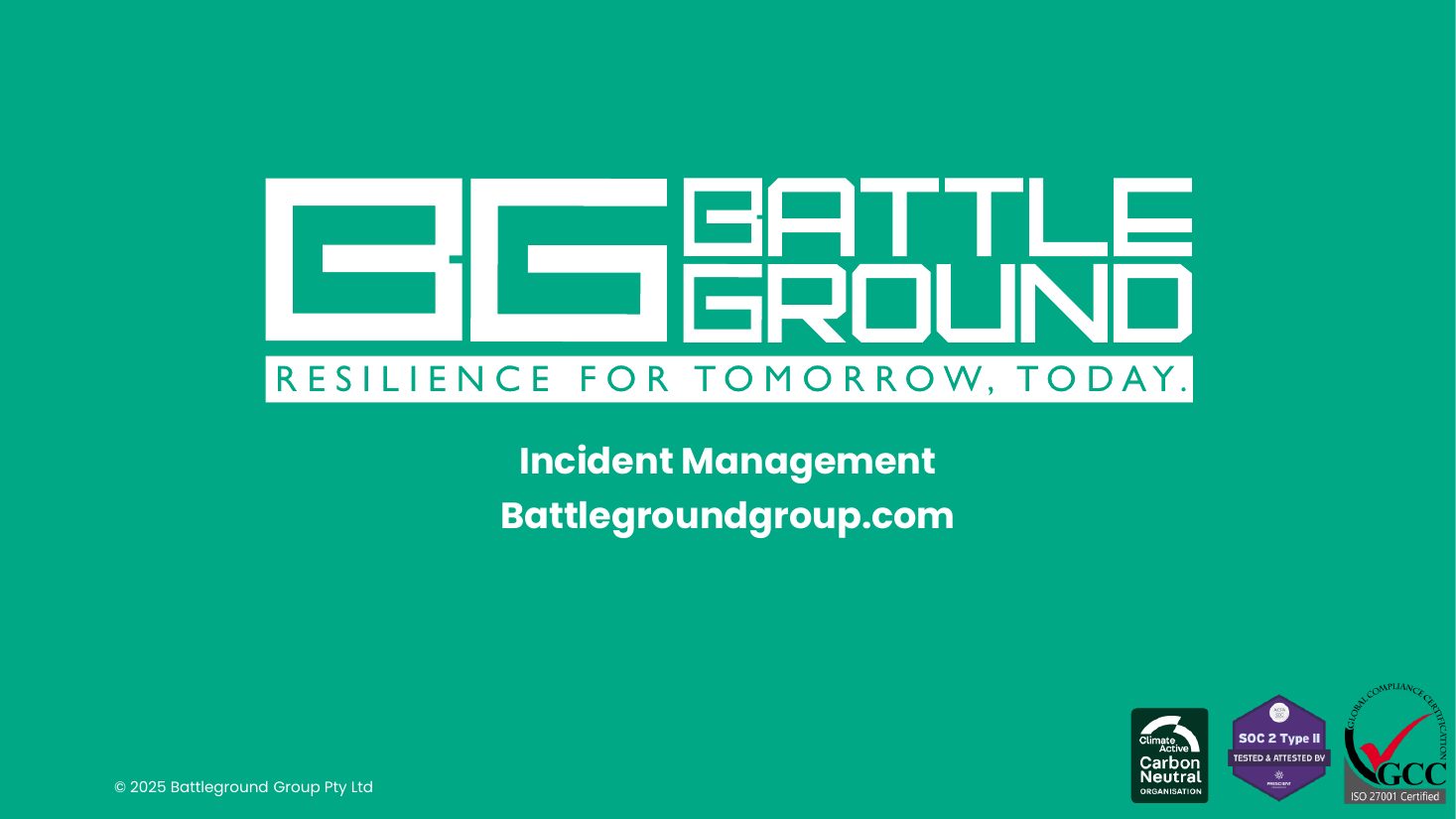 Battleground Live: Incident Mgmt