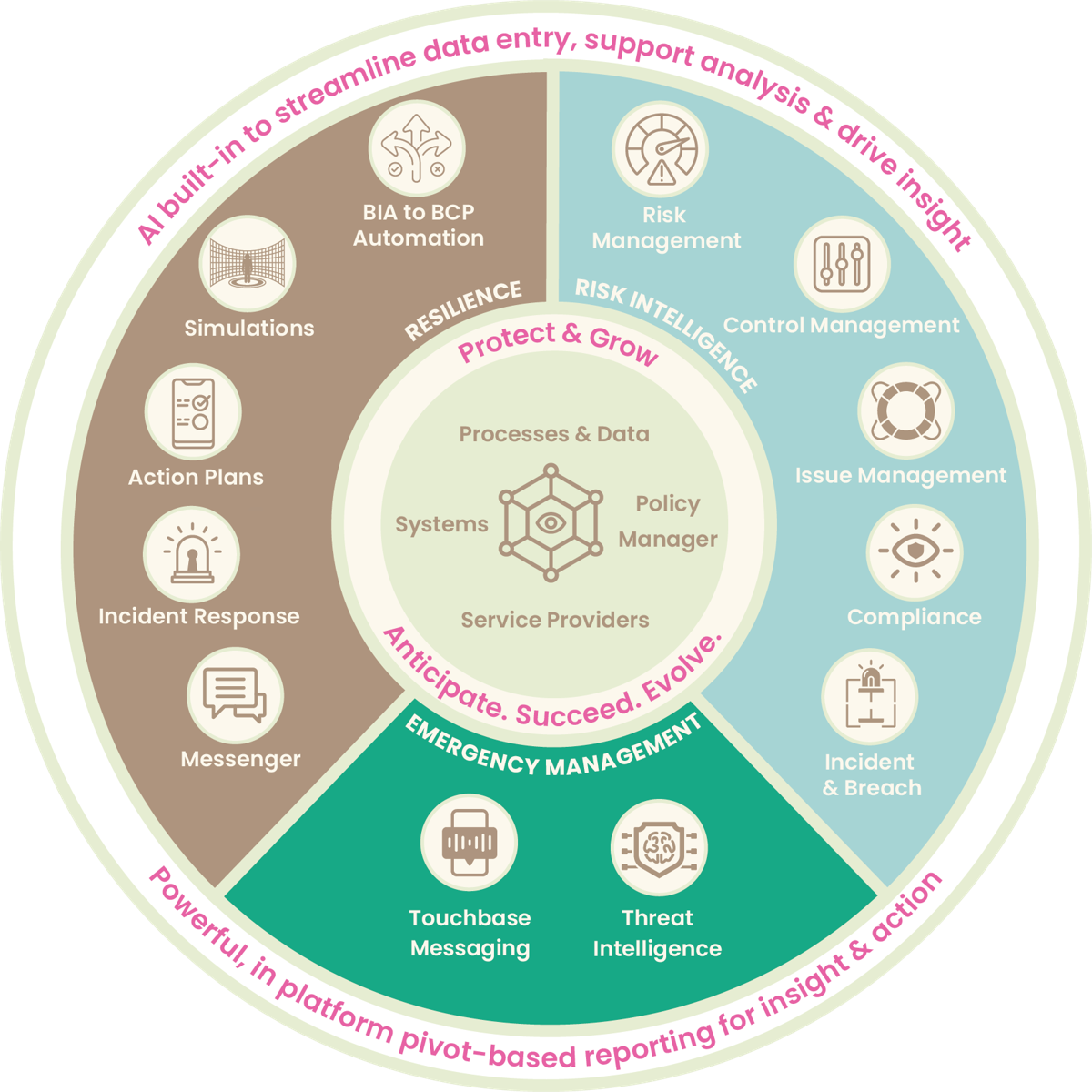 Risk & Resilience wheel